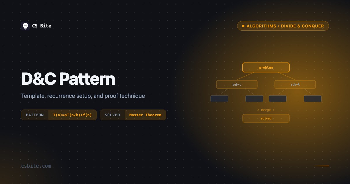 D&C Pattern | CS Bite