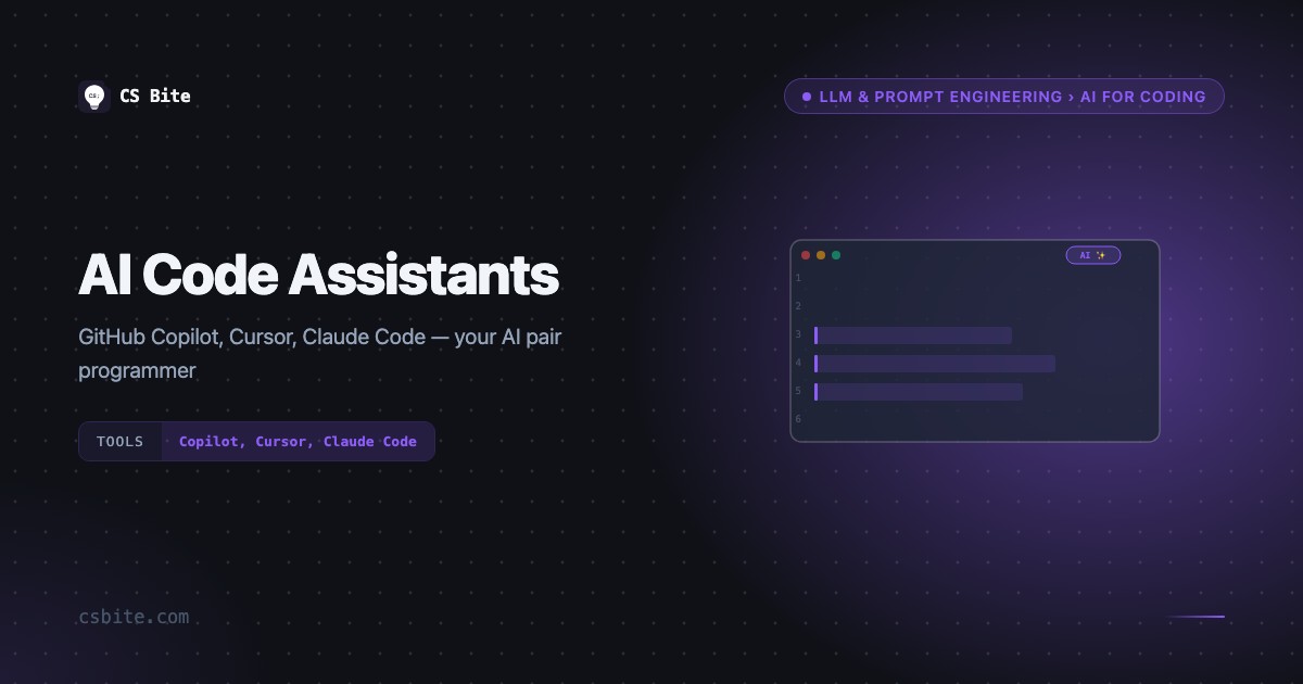 AI Code Assistants | CS Bite