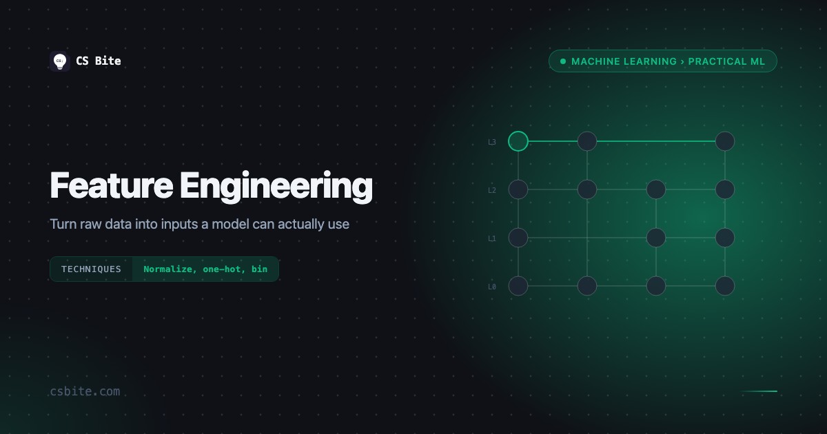 Feature Engineering | CS Bite